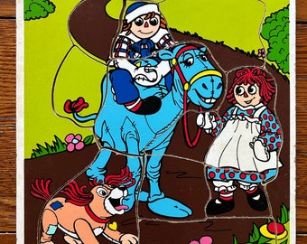 Raggedy Ann and Andy Puzzle - Etsy