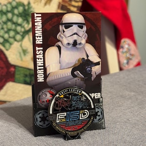 Challenge Coin with Trading Card Display