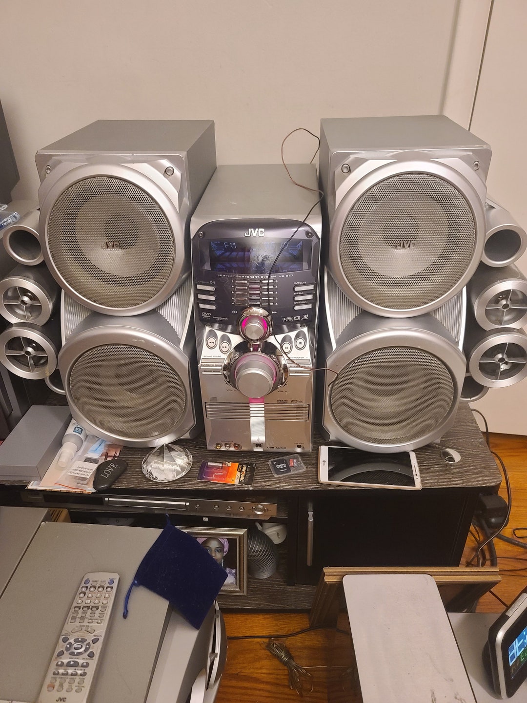 JVC Tower of Power Twin Giga Tube HX D77 Main & FAT Bass From the