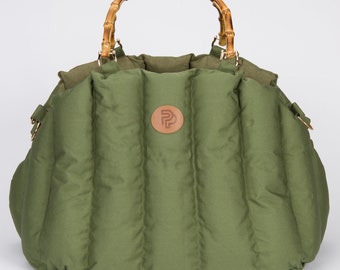 PARKER BAG från Puffer Pets | Djurbur | Färg: Olivgrön