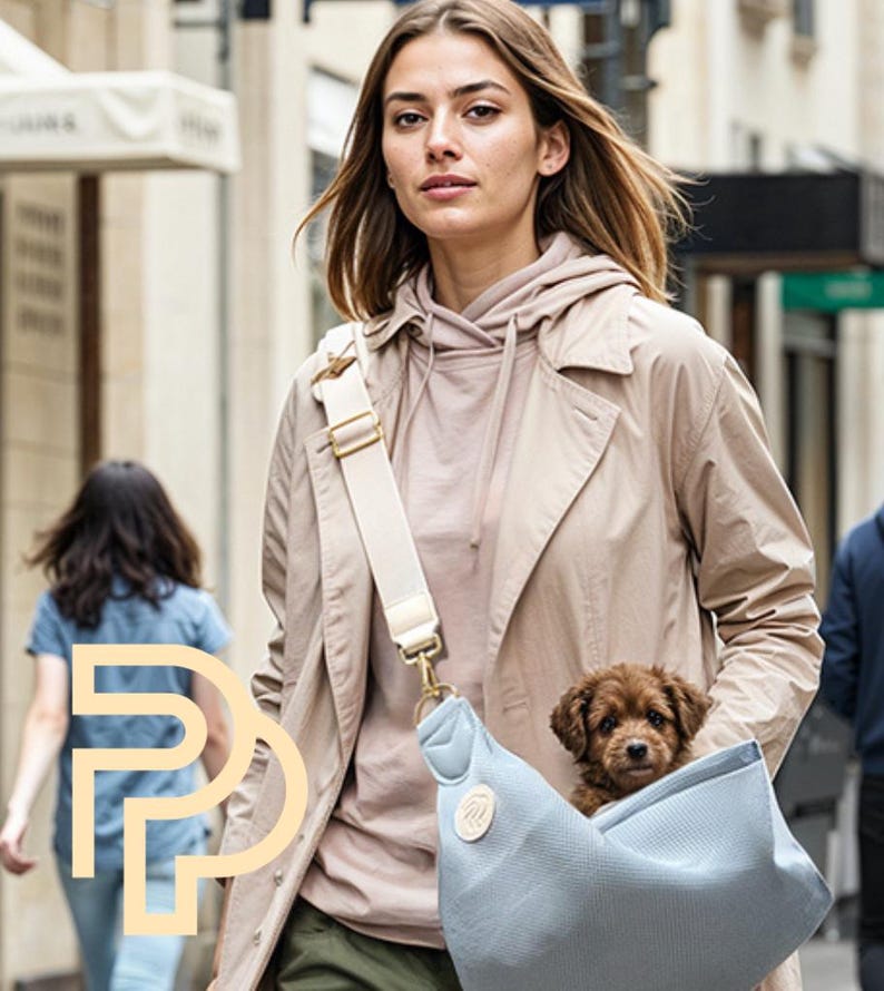 SUTTON SLING de Puffer Pets | Sac de transport pour animal de compagnie | Couleur : lagon image 3