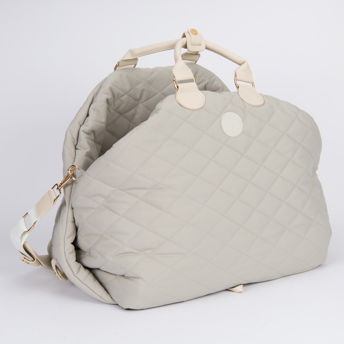 Bonhams : LOUIS VUITTON A soft-covered dog carrier