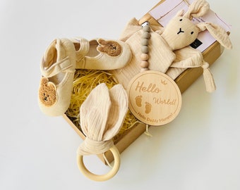 Coffret cadeau pour nouveau-né Panier pour nouveau-né Cadeaux pour baby shower