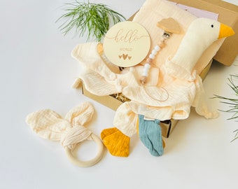Coffret cadeau pour nouveau-né Panier pour nouveau-né Cadeaux pour baby shower