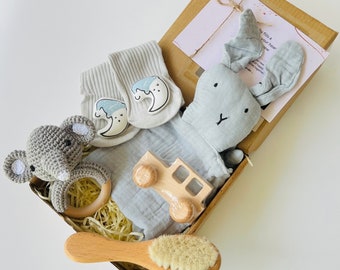 Neugeborenen Baby Geschenkbox, Willkommen Baby Geschenkbox, Babyparty Geschenkbox, Baby Geschenkbox, Gender Neutral Baby Geschenk, Geschenk für neugeborenes Baby