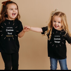 Toddlers - Personalized Custom Design Short Sleeve Tee, Bella Canvas Kids Toddlers tee, Kids Custom Design Tee