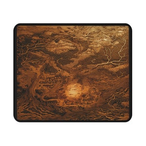 Mountain Landscape II-Etched Series-Mouse Pad