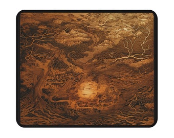 Mountain Landscape II-Etched Series-Mouse Pad