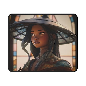 Princess Raya-Stained Series-Mouse Pad