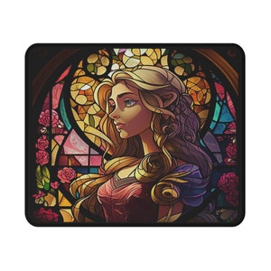 Princess Rapunzel-Stained Series-Mouse Pad