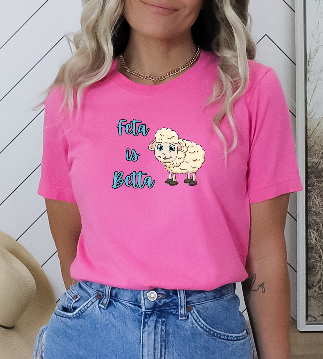 Cheese Shirt Feta Tshirt Lamb Tshirt Cute Mothers Day Tee Etsy