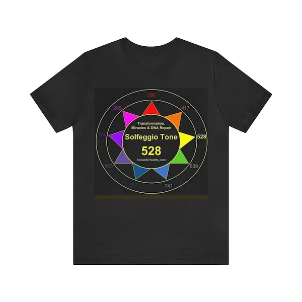 Solfeggio Scale Healing Frequencies HZ Unisex T-shirt