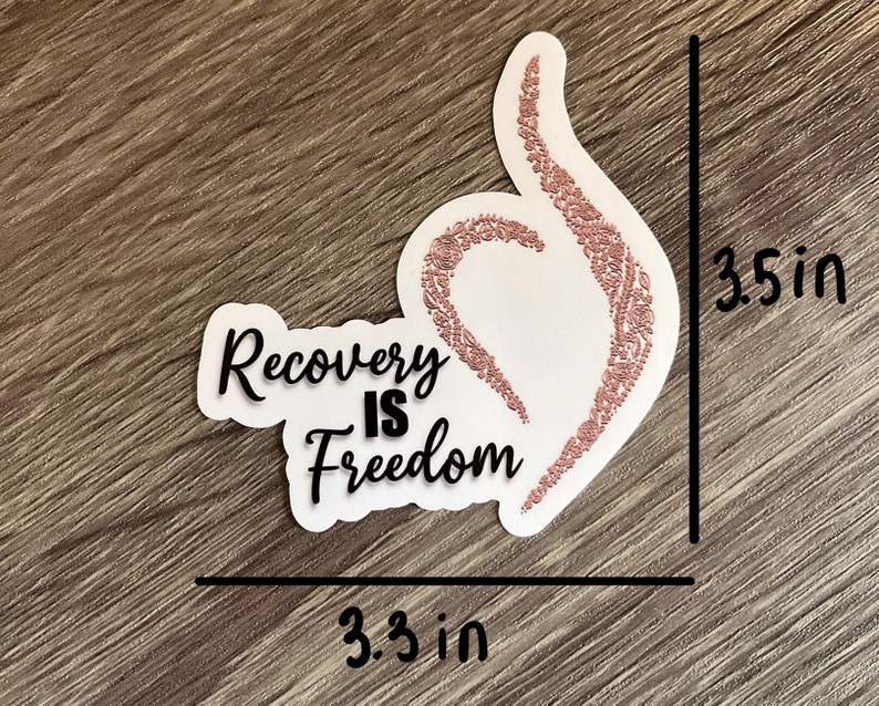 NEDA Sticker | Eating Disorder Sticker | ED Recovery Sticker | Mental ...