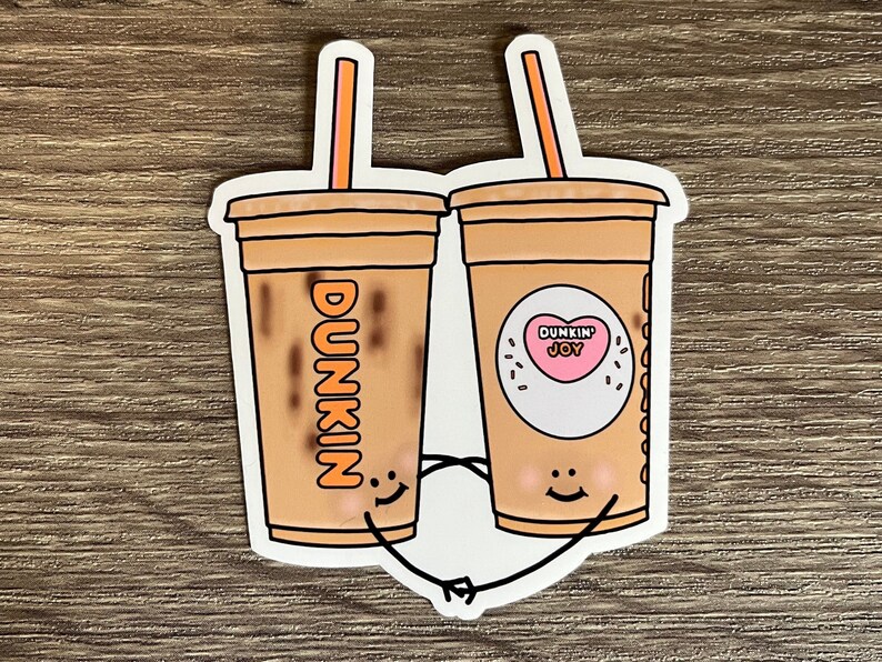 thumbnail image 2 of I Run On Dunkin Sticker Bumper Sticker Vinyl Decal 5 2 of 13