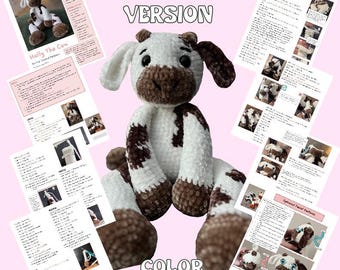Hally la Vaca / Patrón de Crochet / Sin Coser / Archivo Digital / Patrón