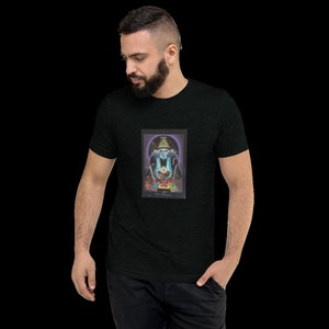 Unisex t-shirt &quot;The Magician - Aleister Crowley Portrait Tee&quot;