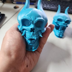 Enigmatic Serpent Skull: 3D Printed Resin Creation