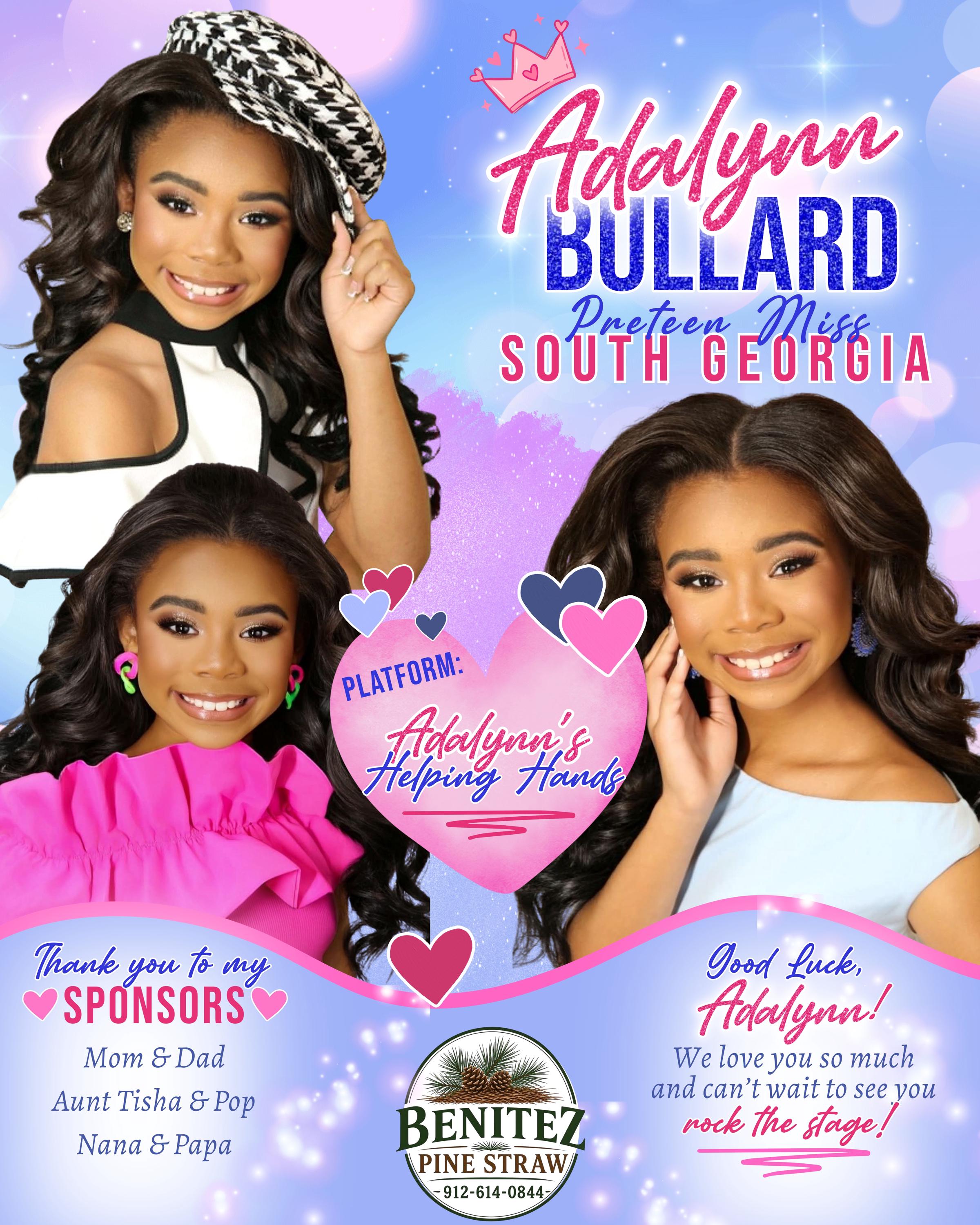 Custom Pageant Ad Page 8x11.5 for Any Pageant or System - Etsy