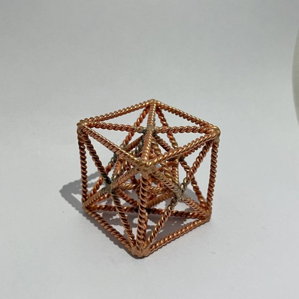 Tensor Ring Metatron Cube 3D 4cm