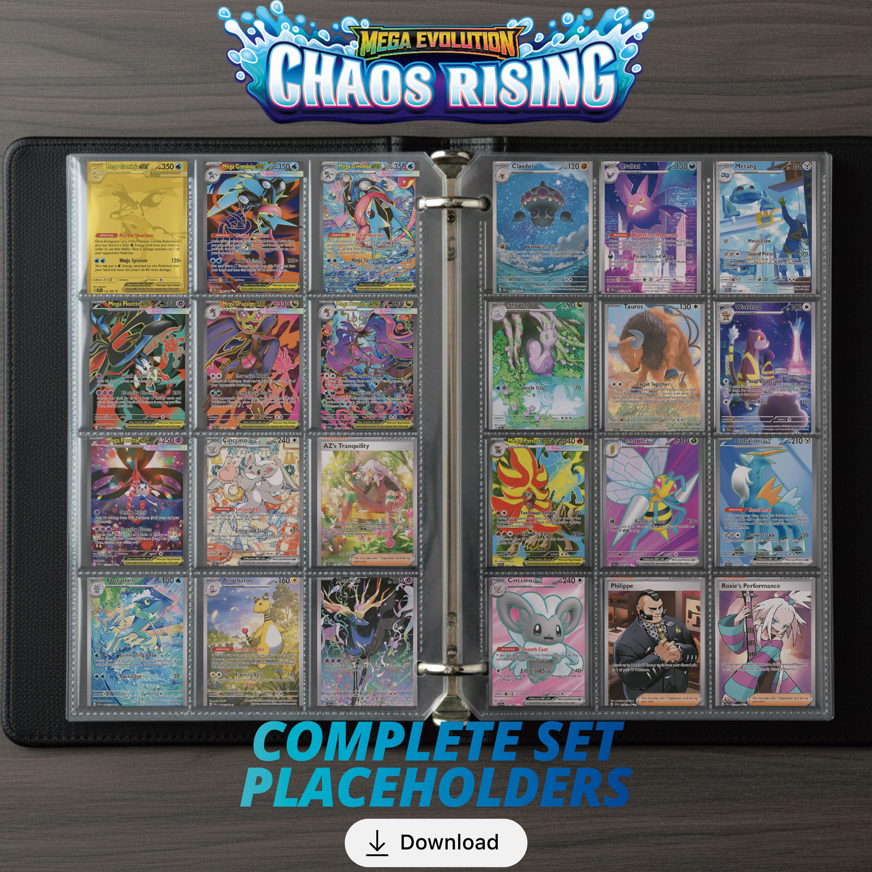 CHAOS RISING Pokemon Tcg Set PLACEHOLDER Tcg Master Your Collection ...