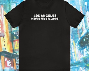 Camiseta tipográfica de Blade Runner Los Ángeles (noviembre de 2019)
