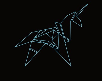Camiseta de unicornio de origami de Blade Runner: camiseta de ciencia ficción ciberpunk