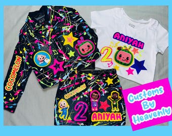 Kids custom bday outfits