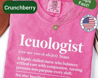 Funny ICU Nurse Shirt Critical Care RN Gift Tee Medical Field Humor Top Healthcare Worker Appreciation Shirt Night Shift Nurse Life Apparel