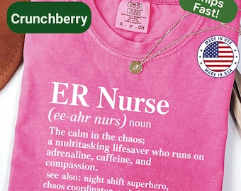 Funny ER Nurse Shirt Gift for Healthcare Workers RN Life Tee Medical Humor Top Hospital Staff Appreciation Shirt Night Shift Nurse Apparel