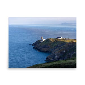 Howth Lighthouse Luster Photo Print