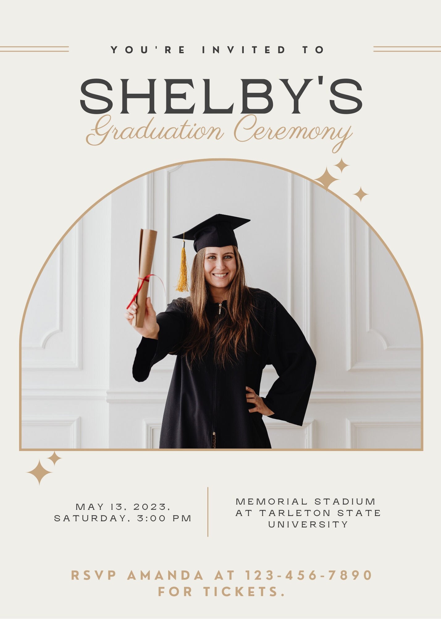 Personalized Graduation Invitation Etsy