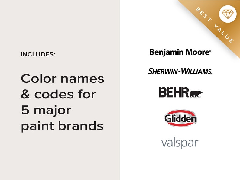 Fall Boho Palette Interior Color Sherwinwilliams, Benjamin Moore, Behr, Glidden, Valspar Etsy