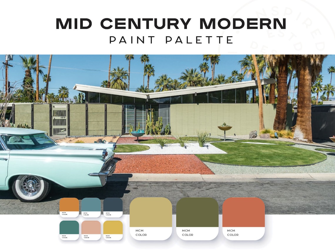 Mid Century Modern Palette Interior Paint Colors Interior Color Il 1140xN.5401183948 Ibab