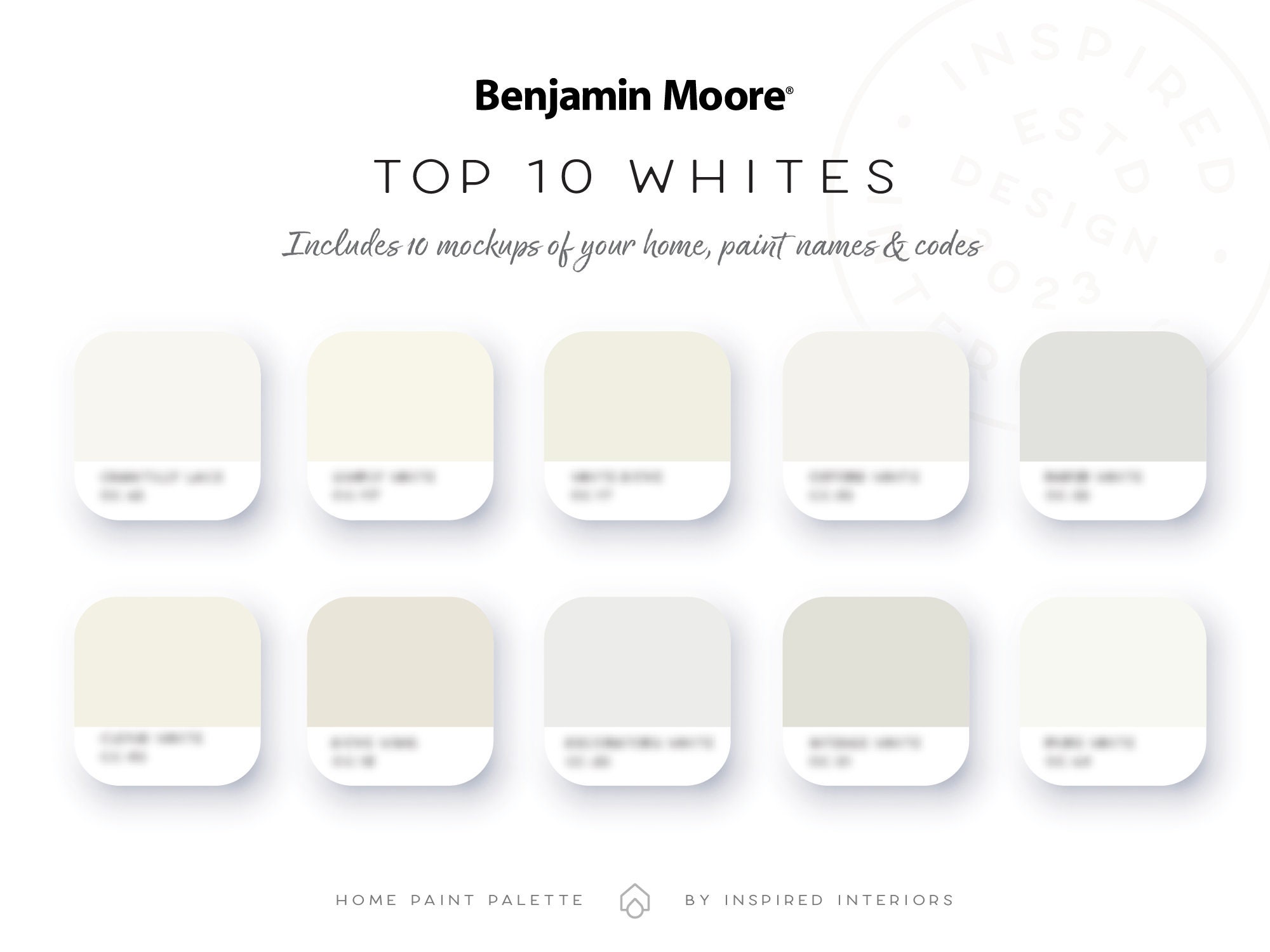 Top 10 Benjamin Moore Colors