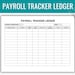 Payroll Tracker, Employee Payroll, Payroll Report, Small Business ...