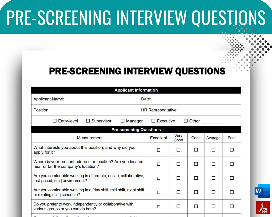 Create Interview Questions Form Employee Interview Questions, Employee Hire, Interview Questions ...