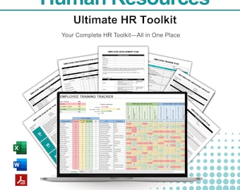 HR Template Bundle, HR Forms, HR Templates, Employee Onboarding, Employee Performance