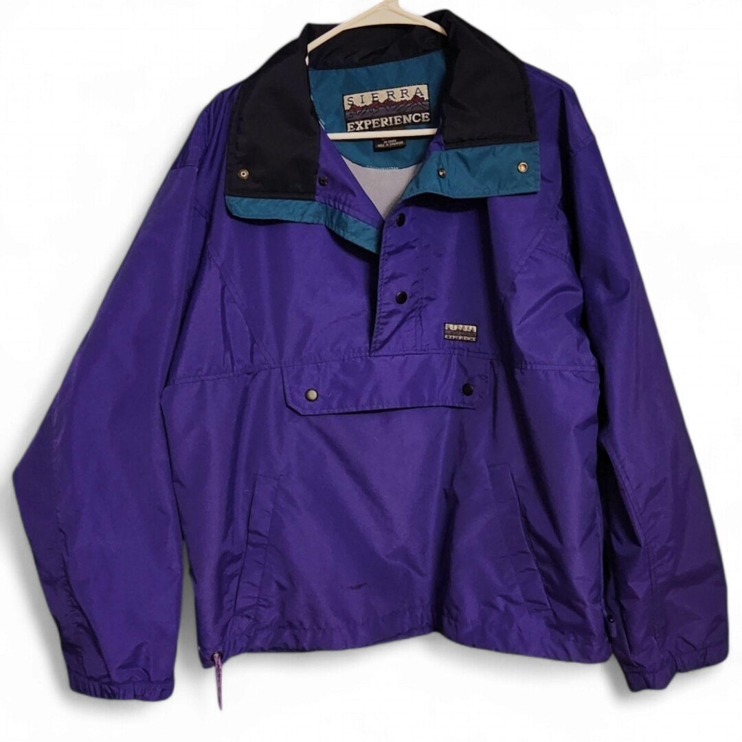 Vintage 90s Sierra Experience Windbreaker Pull-over | Women's S