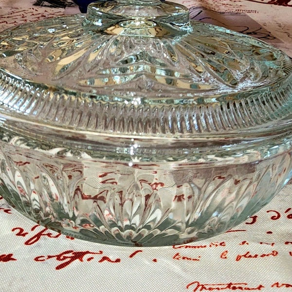 Crystal Candy Dish Etsy