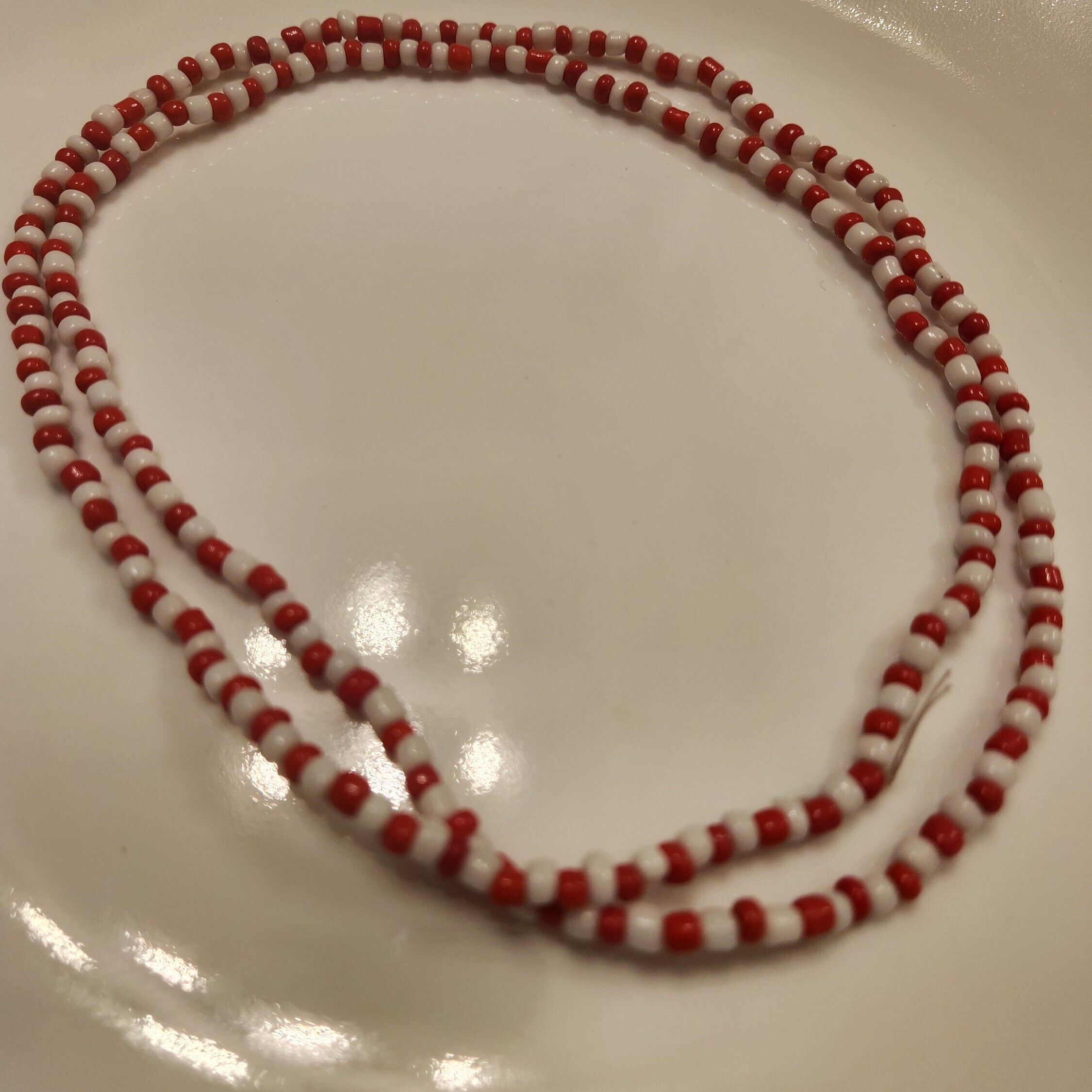 Shango/changó Eleke, Collares, Santeria Bead Necklaces, Elekes Etsy