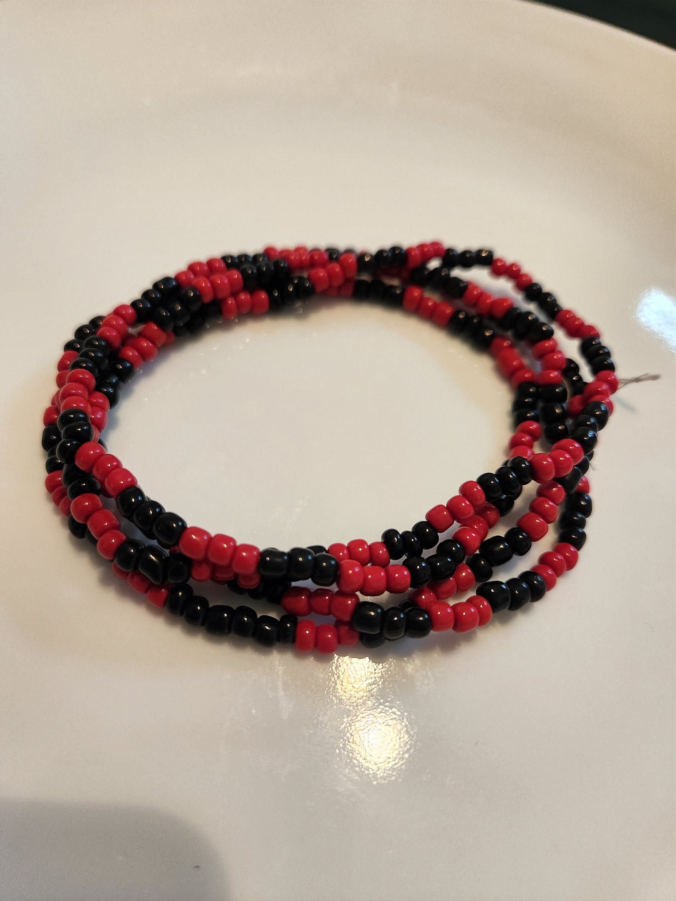 Elegua/eleggua/eleguá Eleke, Collares, Santeria Bead Necklaces, Elekes