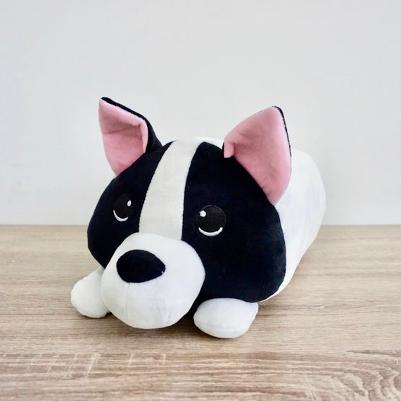 French Bulldog Plush Toy Memory Foam Pillow Stuffed Animal Soft Squishy Cute Gift for Kids Babies and Dog Lovers Frenchie White Fawn Etsy