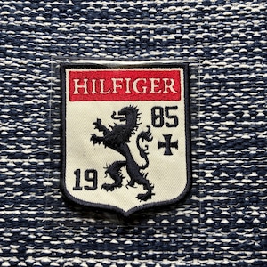 Embroidery Sew-On Tommy Hilfiger 1985 Shield Patch Badge Appliqué