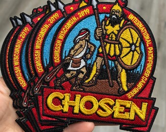 CHOSEN Oshkosh 2019 International Pathfinder Camporee Patch 3.75" x 4"