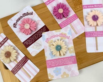 Baby shower template for a girl (SPANISH & ENGLISH)