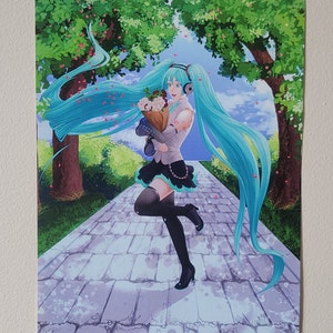 Hatsune Miku Vocaloid 8.5 x 11 print