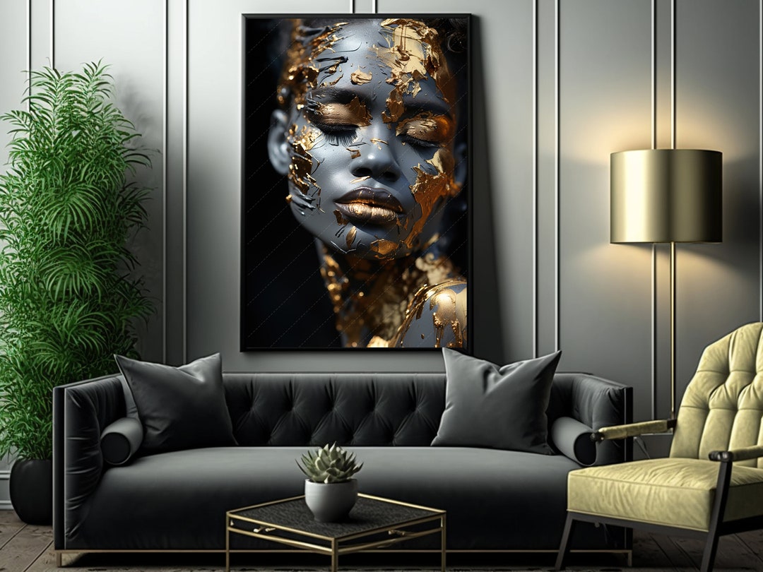 Digital Art Print I Wall Art Digital Prints Black Art Etsy