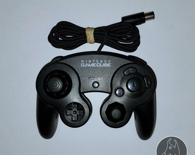 Blackout Custom Nintendo Gamecube Controller Paracord New Buttons Etsy