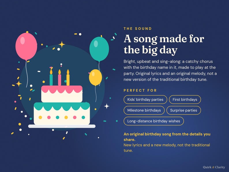 The sound: upbeat sing-along and the occasions it suits