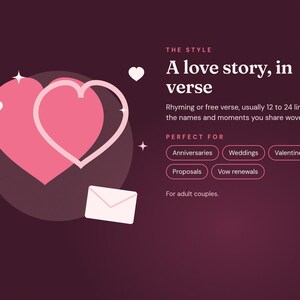 Poem style, rhyming or free verse, and the occasions this poem suits